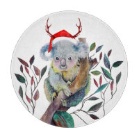 Australische Weihnachtskoala Weihnachtsmannmütze R