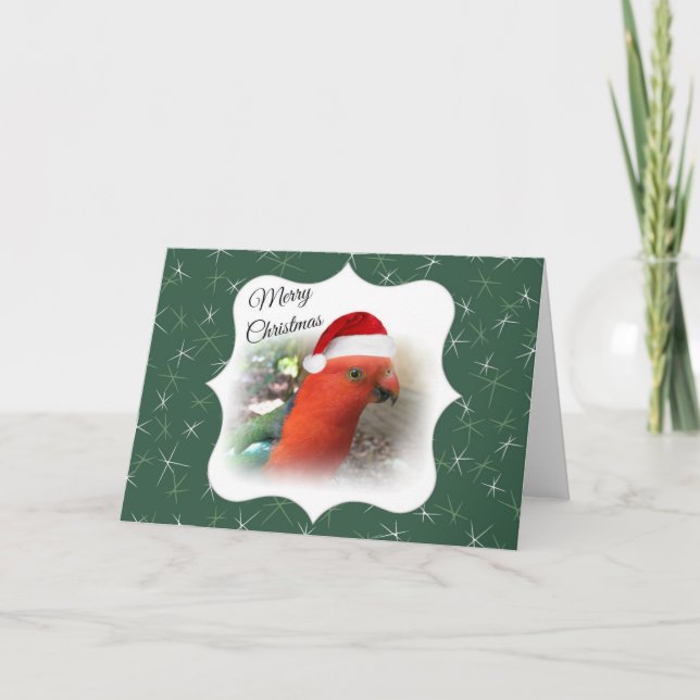 Australische Weihnachtsmitteilung - gebürtiges Feiertagskarte (Vorderseite)