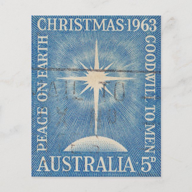 Australische Weihnachtspost-Briefmarke (Vorderseite)