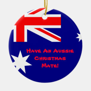 Australische Weihnachtsverzierung Keramikornament