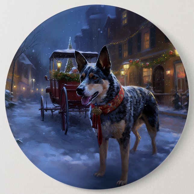 Australische Weihnachtszeit Button (Vorderseite)