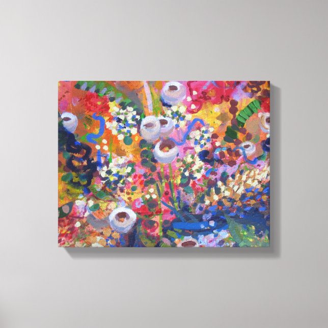 Australische Wildblumen Leinwanddruck (Vorderseite)