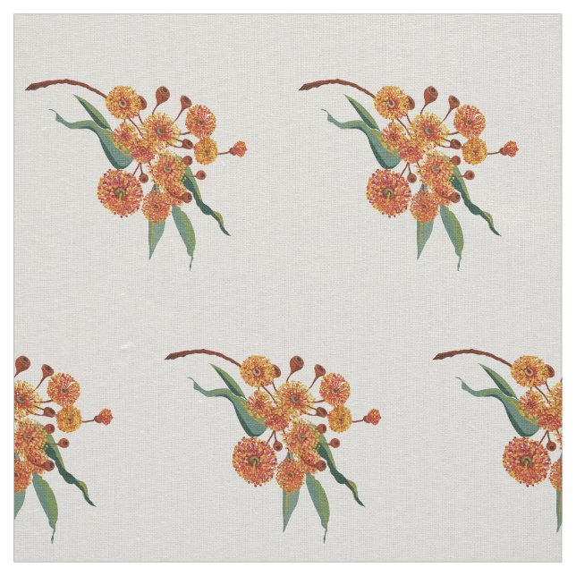 australische Zahnfleischblüten Stoff (Muster)