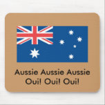 Australischer australischer Australier Oui! … Mousepad<br><div class="desc">Australisches mousepad. Dieser Australier würde ein großes Geschenk für jemand Sie Liebe machen. "Australischer australischer Australier Oui Oui Oui"</div>