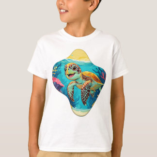 Australischer Boho-Schildkröte - Sunny Splash T-Shirt