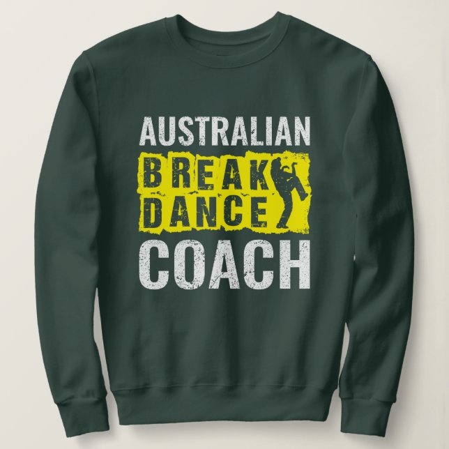 Australischer Break-Tanz Halloween-Outfit-Kostüm Sweatshirt (Design vorne)