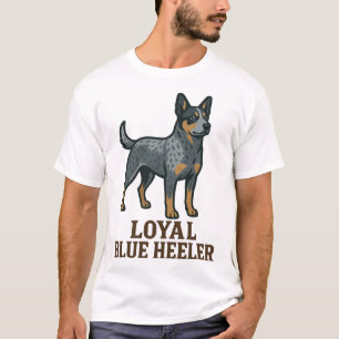 Australischer Cattle Dog Loyaler Blauer Heeler T-Shirt