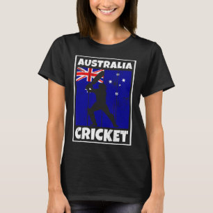 Australischer Cricket-Fan Flagge Australiens Crick T-Shirt