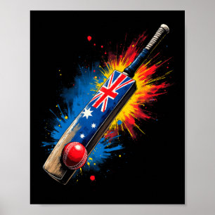 Australischer Cricket T Poster