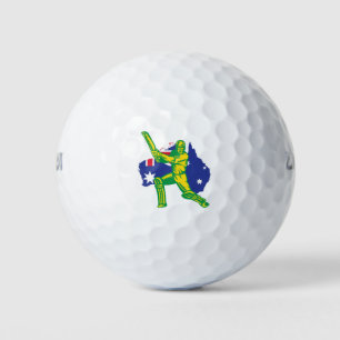 Australischer Cricket Team T - Shirt Fans Jersey Golfball