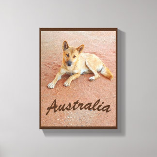 Australischer Dingo-Leinwand Leinwanddruck