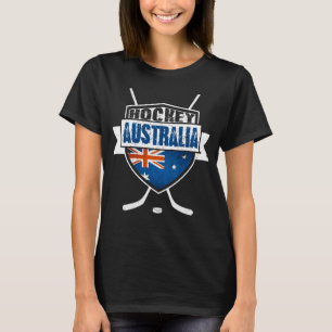 Australischer Eishockey-T - Shirt mit Name & Numme