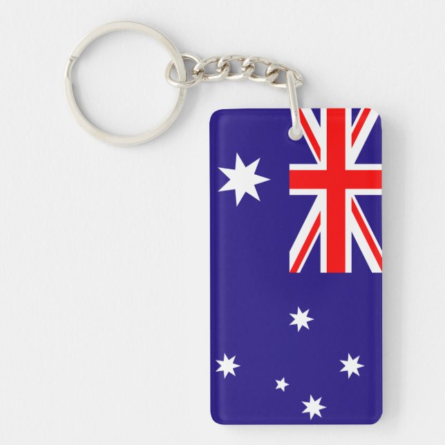 Australischer Flaggen-Schlüsselanhänger Schlüsselanhänger (Vorderseite)