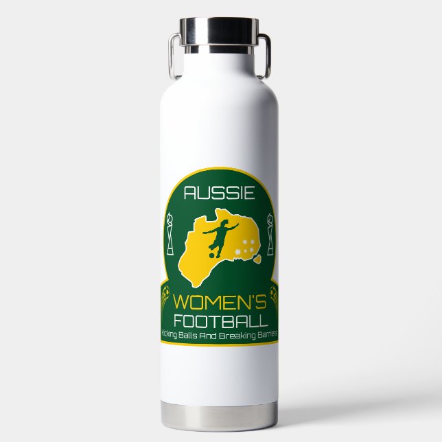Australischer Frauenfußball Trinkflasche (Vorderseite)