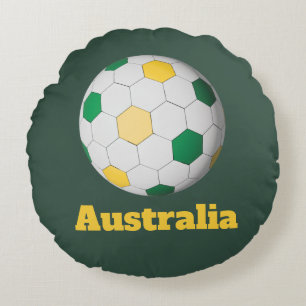 Australischer Fußball Rundes Kissen