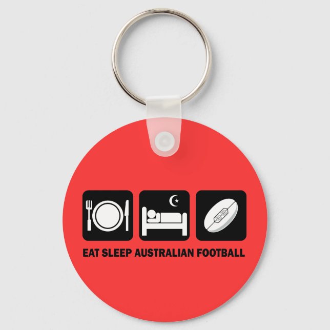 AUSTRALISCHER FUSSBALL SCHLÜSSELANHÄNGER (Vorderseite)