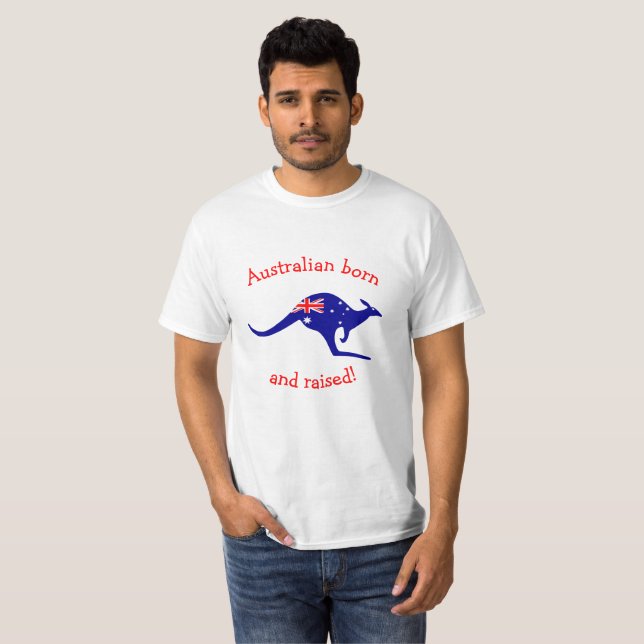 Australischer Geborener T - Shirt (Vorne ganz)