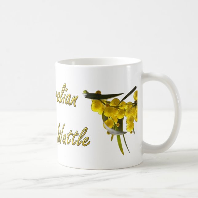 Australischer goldener Zweig Kaffeetasse (Rechts)