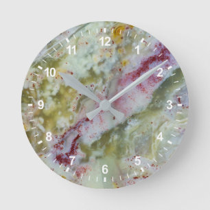 Australischer grüner Opalit Runde Wanduhr