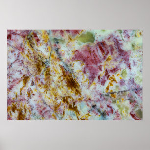 Australischer Grüner Opalit-Slab Poster