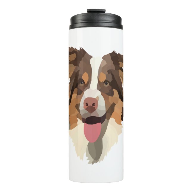Australischer Hirte 1 Thermosbecher (Vorderseite)