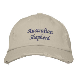 Australischer Hirtenhund bestickt Baseball Cap Bestickte Baseballkappe