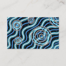 Australischer indigener Digital-Designer Art, Wate