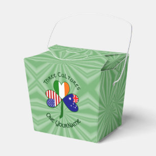 Australischer Irischer Amerikanischer Shamrock Per Geschenkschachtel