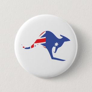 australischer Känguru Button