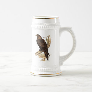 Australischer Keil angebundenes Eagle. Enormer Bierglas