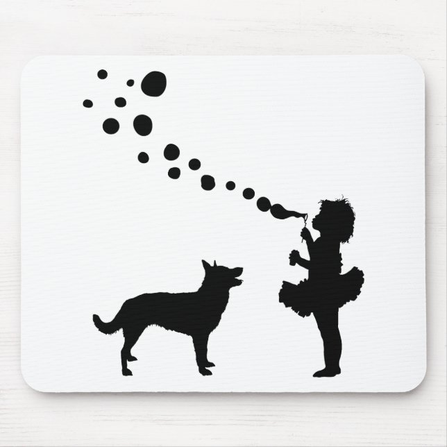 Australischer Kelpie Mousepad (Vorne)