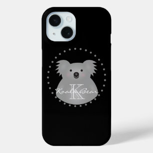 Australischer Koala Bär Niedlich Monogram hinzufüg Case-Mate iPhone Hülle