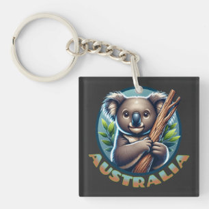 Australischer Koala-Bär Schlüsselanhänger