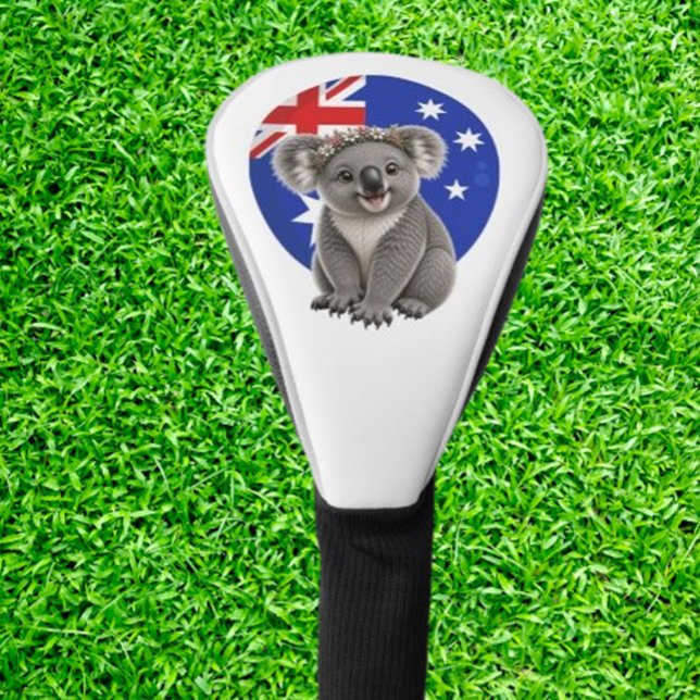 Australischer Koala Golf Headcover (Swing happy with this cuddly koala!)