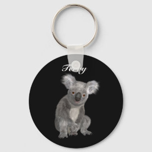 Australischer Koala personalisiert Schlüsselanhänger