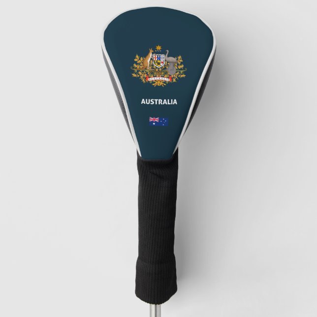 Australischer Pass Golf Headcover (Vorderseite)