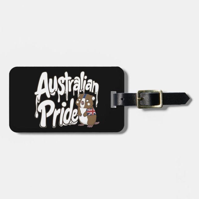 AUSTRALISCHER PRIDE GEPÄCKANHÄNGER (Vorderseite horizontal)