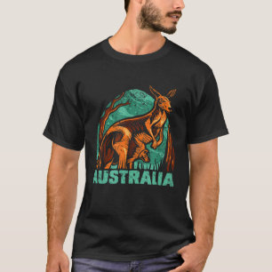 Australischer Pride Koala Kangaroo Animal Australi T-Shirt