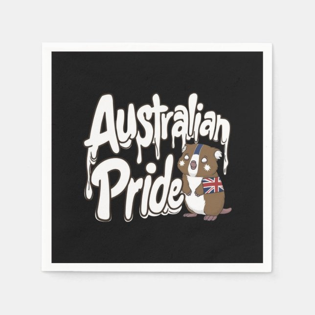 AUSTRALISCHER PRIDE SERVIETTE (Vorderseite)