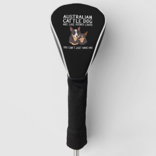 Australischer Rind Dog Funny Zitat Golf Headcover