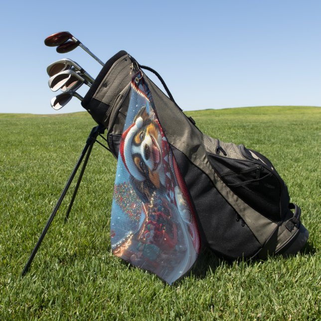 Australischer Rind Dog Roller Untersetzer Weihnach Golfhandtuch (Gras)