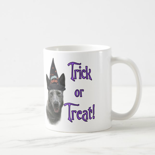 Australischer Rind Dog Trick Kaffeetasse (Rechts)