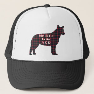 Australischer Rind-Hund-BESTE FREUNDIN-Hut Truckerkappe