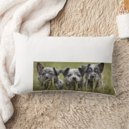 Australischer Rinder Hund Welpe Blue Heeler Throw Lendenkissen
