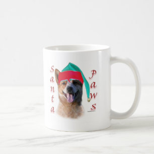 Australischer Rinderhund Dog Santa Paws Kaffeetasse