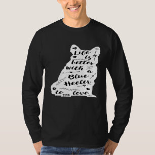 Australischer Rinderhund für Blauer Hund T-Shirt