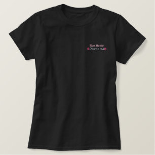 Australischer Rinderhund Grandma Besticktes T-Shirt