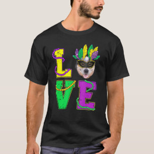 Australischer Rinderhund I Liebe Welpe Mardi Gras  T-Shirt