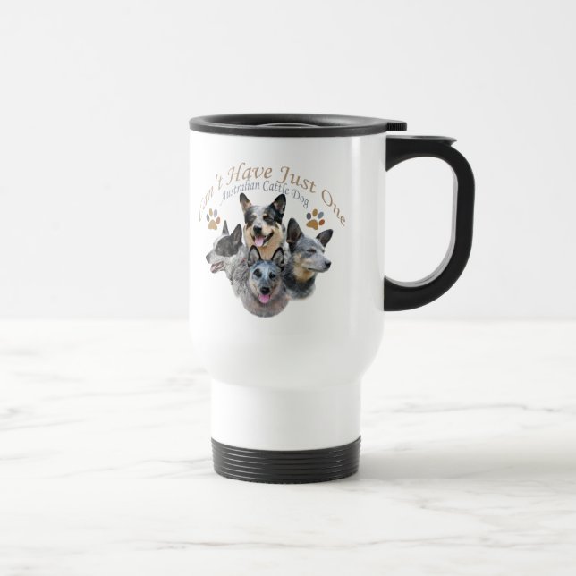 Australischer Rinderhund kann nicht nur ein Gesche Reisebecher (Rechts)