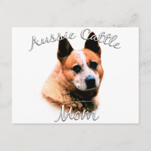 Australischer Rinderhund Mama 2 Postkarte